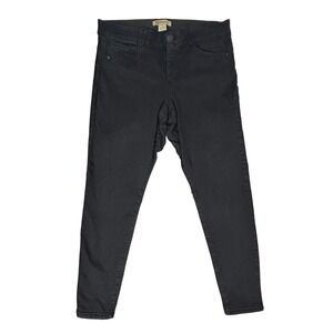 Democracy‎ Jeans Womens 18 Absolution Black Stretch Skinny Denim Y2K Grunge